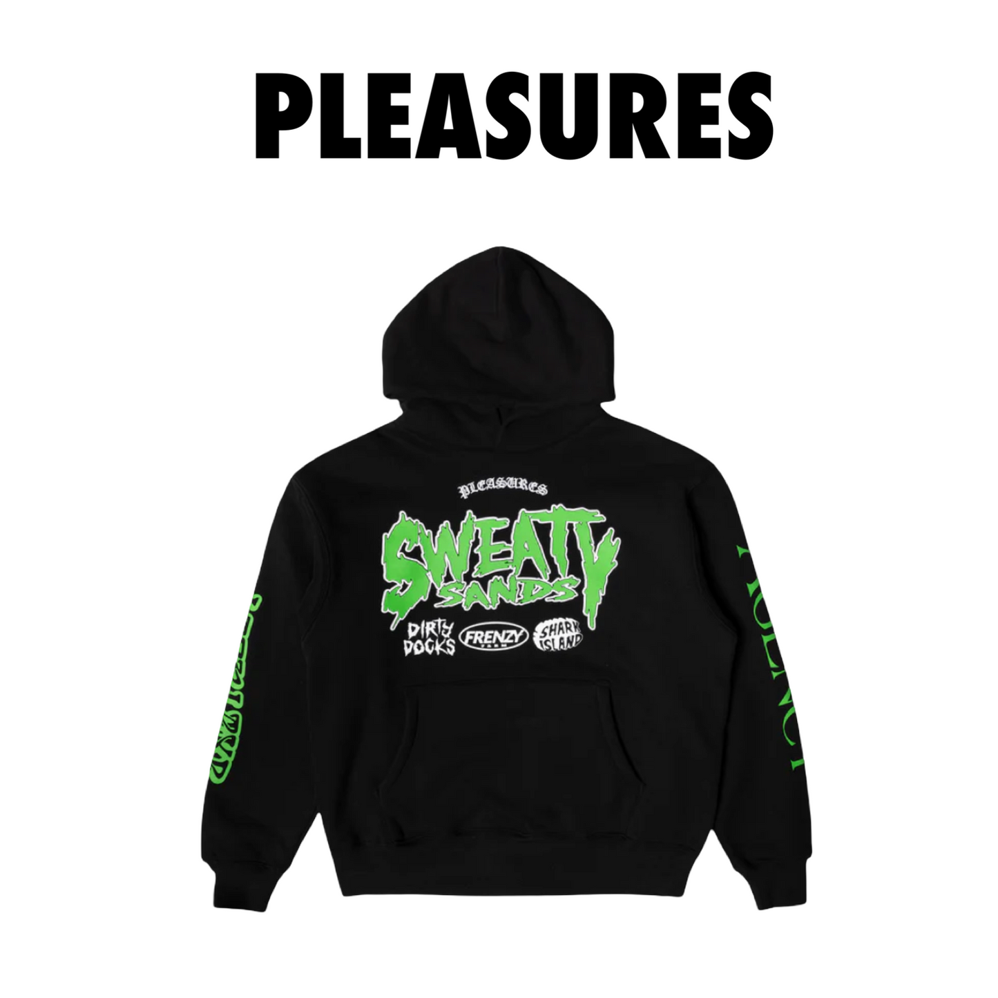 Pleasures Fortnite Hoodie black