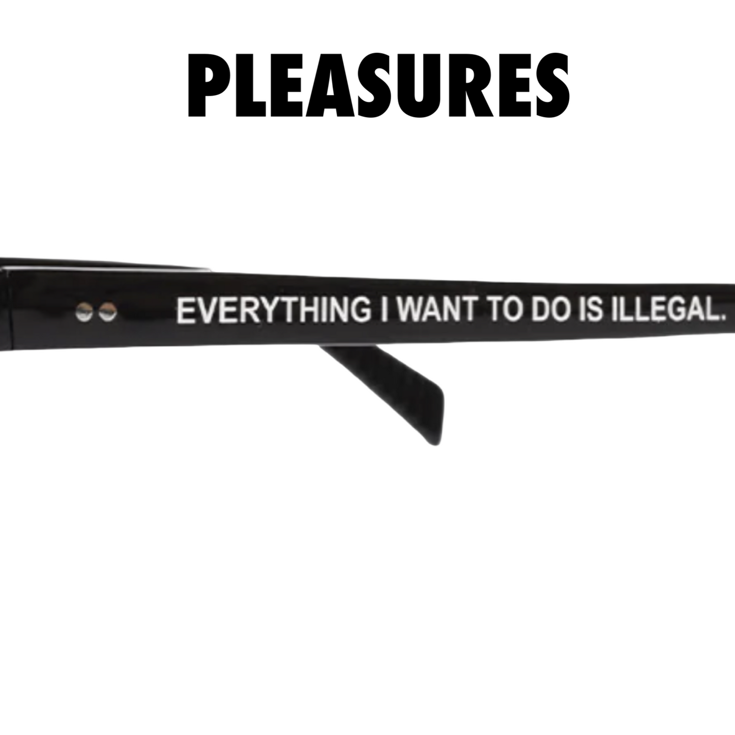Pleasures Era Sunglasses black