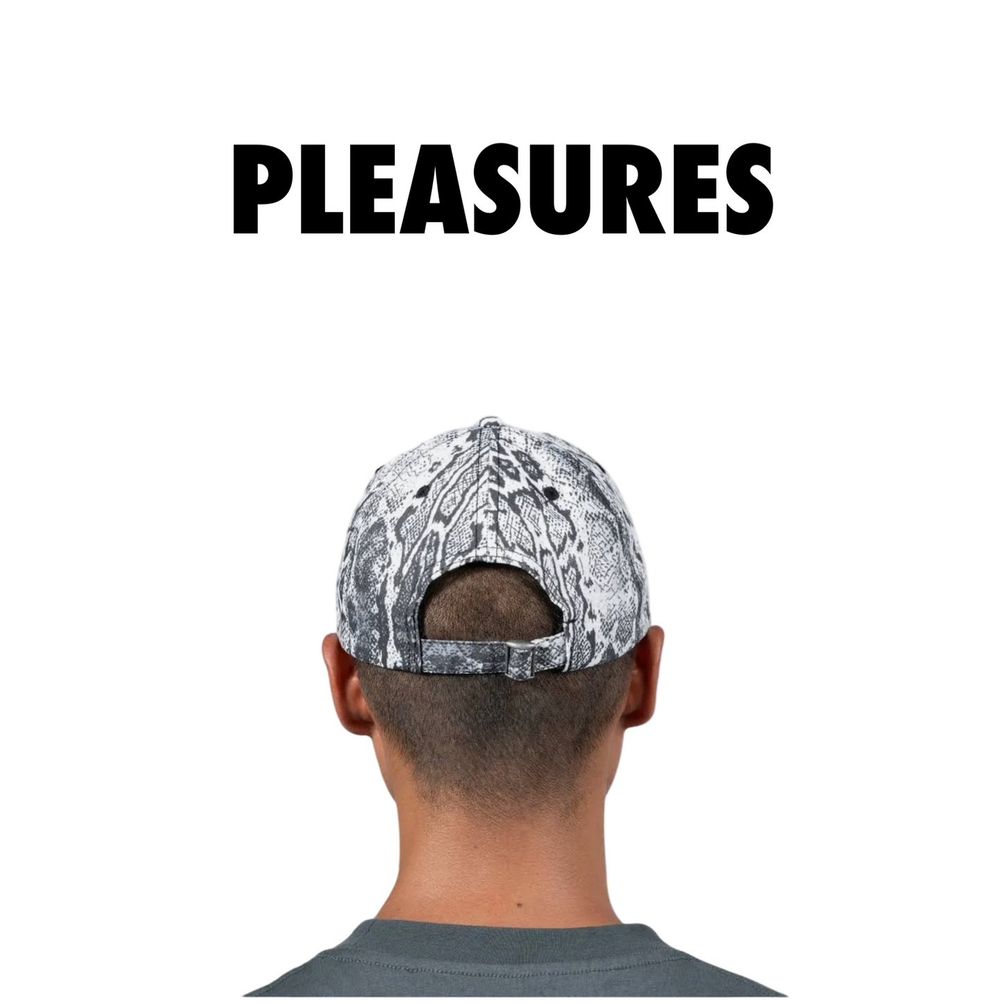 Pleasures Bubble Logo Snakeskin hat
