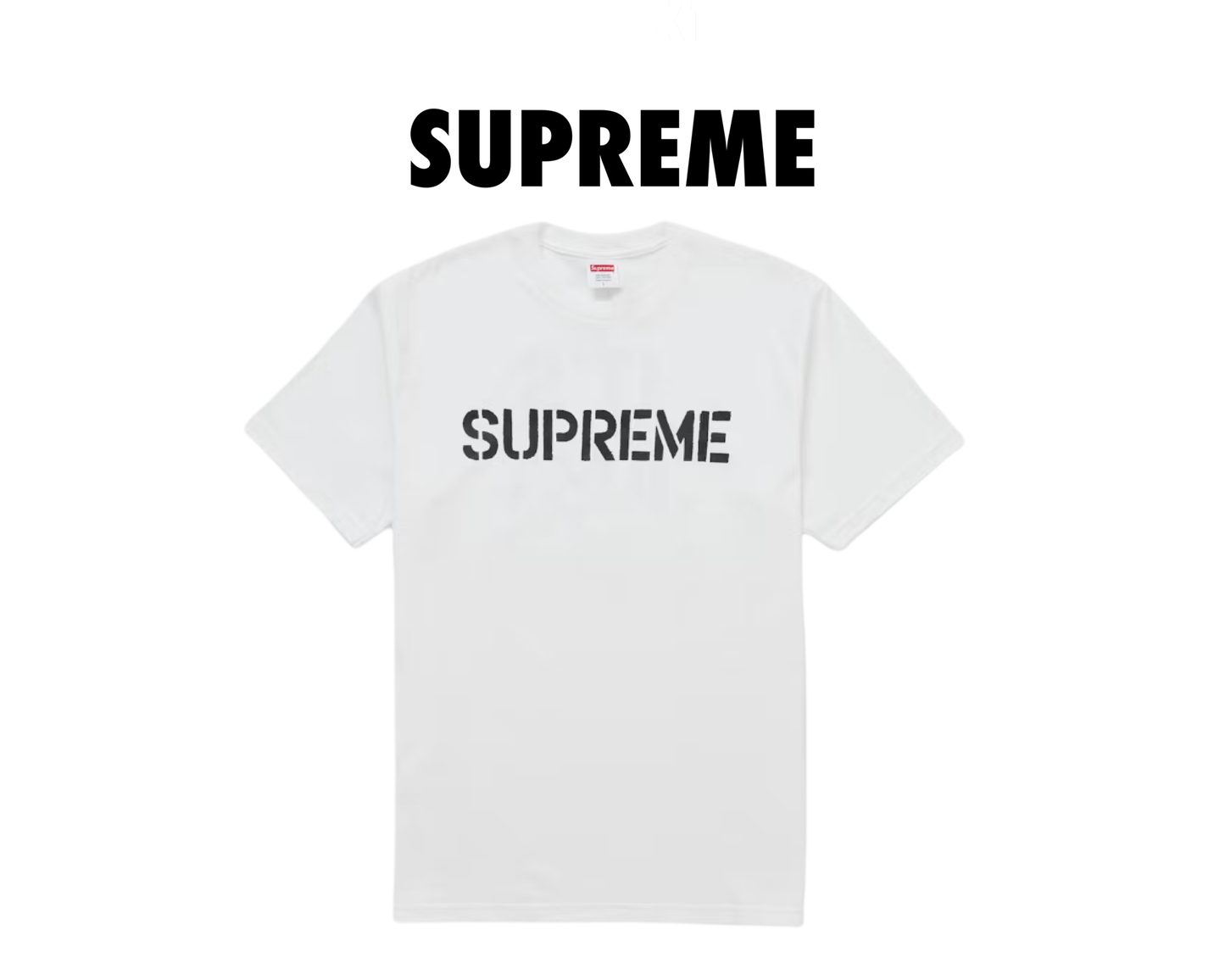 Supreme Hard Tee white