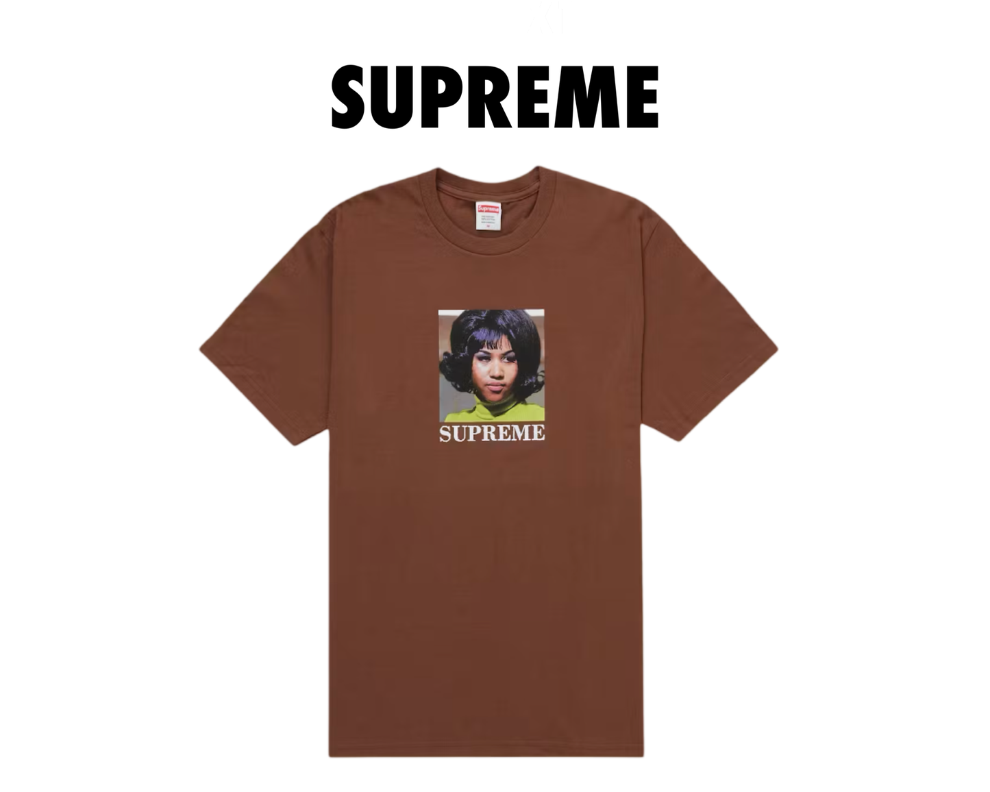 Supreme Aretha Tee brown