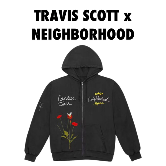 Travis Scott Cactus Jack x Neighborhood Carousel zip up Hoodie