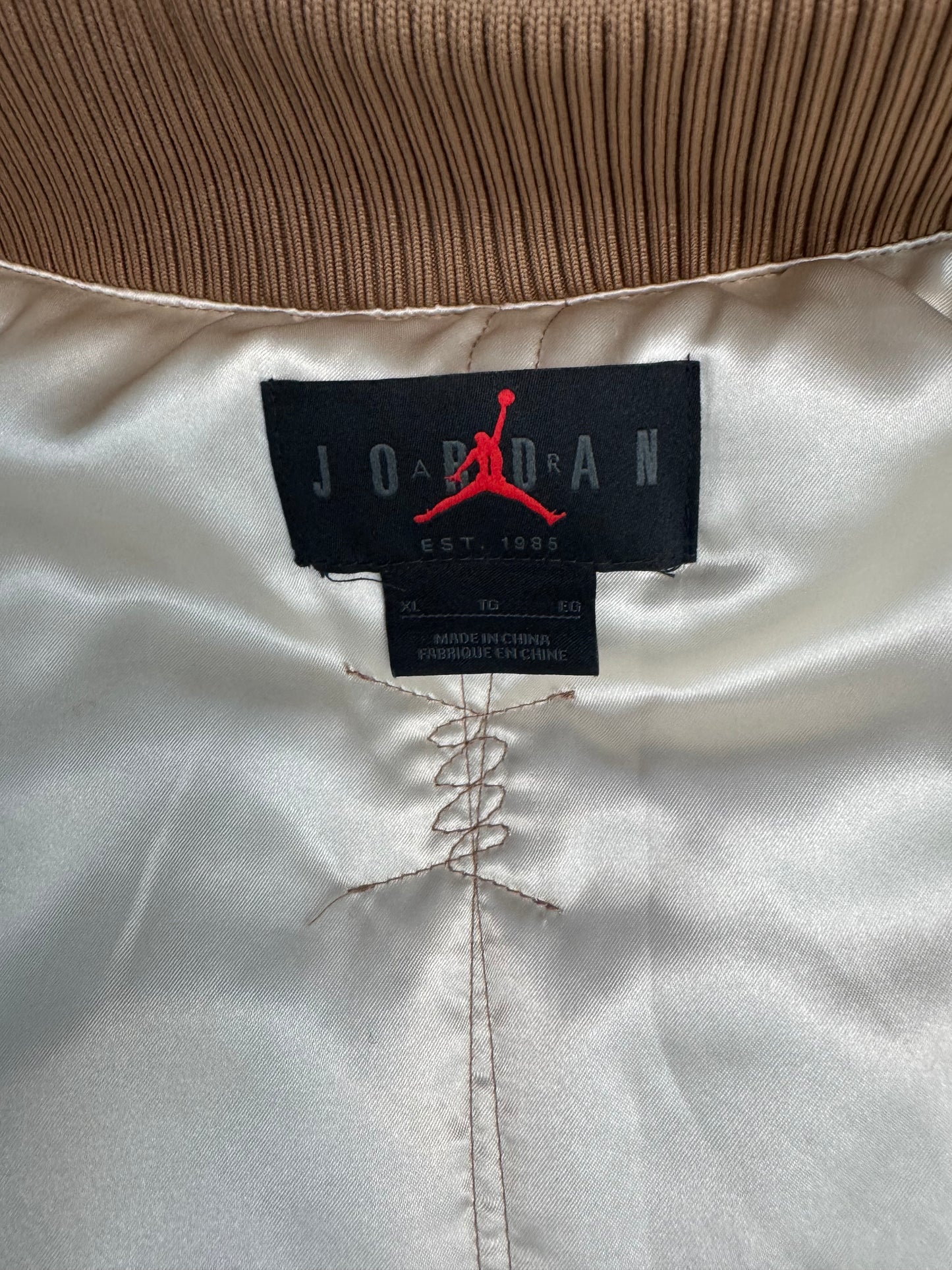Travis Scott x Jordan Varsity Jacket Antique brown