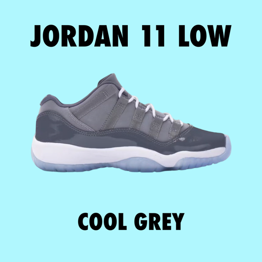 Jordan 11 Retro Low
Cool Grey (GS)