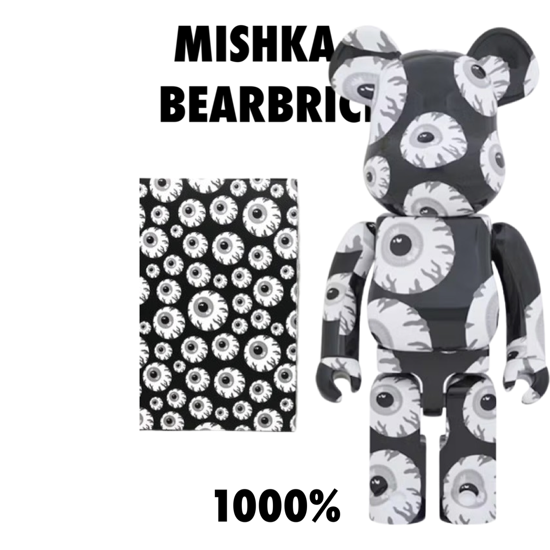 Bearbrick MISHKA 1000% Monochromatic