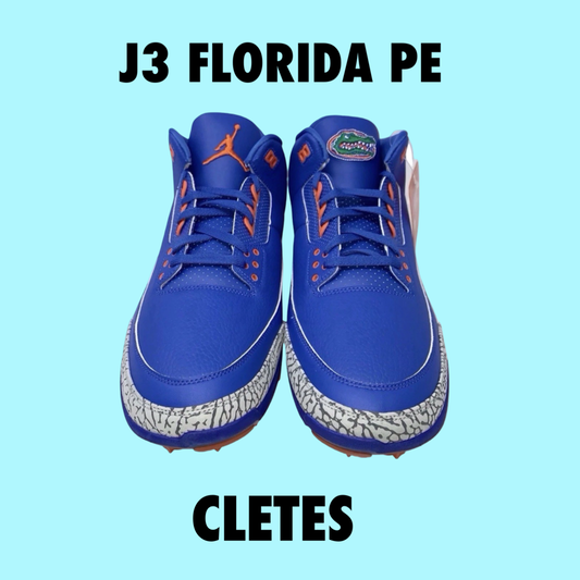Jordan 3 Florida PE football Cletes