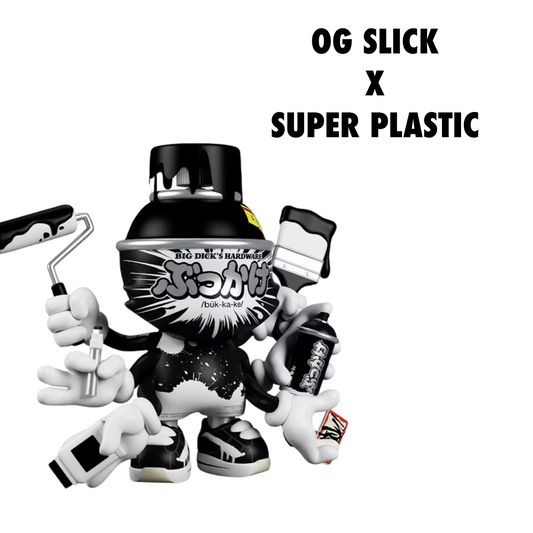 Super Plastic OG Slick Black Widow Limited Edition 8 Inch Vinyl Figure 1/500