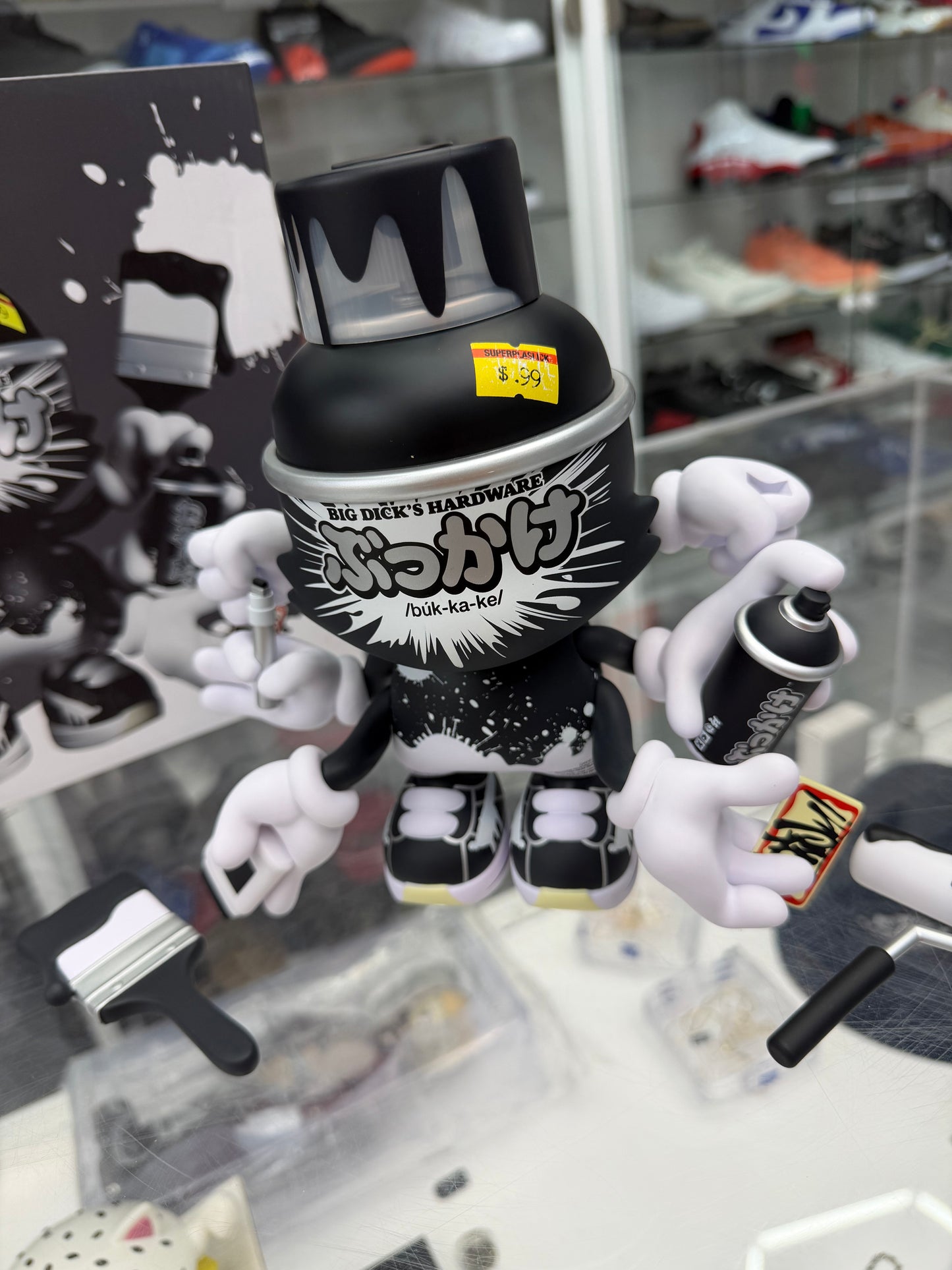 Super Plastic OG Slick Black Widow Limited Edition 8 Inch Vinyl Figure 1/500