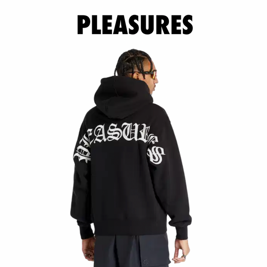 Pleasures NEURAL HOODIE black