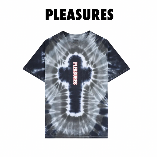 Pleasures tie dye Jesus shirt black