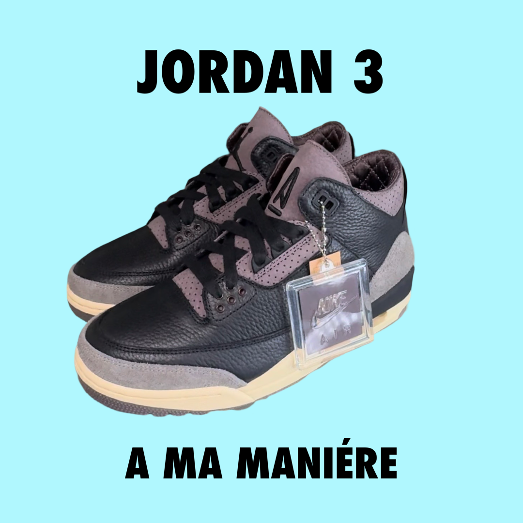 Jordan 3 Retro OG SP
A Ma Maniére Black Violet Ore (Women's) 2024