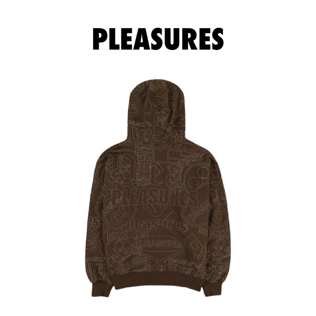 Pleasures Signal Zip Up Hoodie