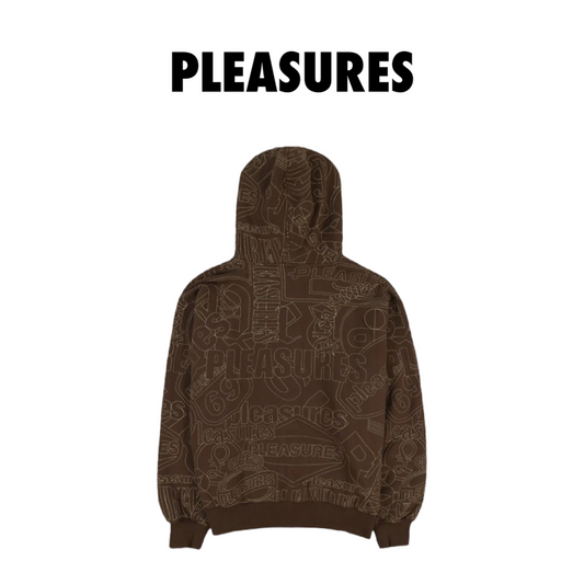 Pleasures Signal Zip Up Hoodie