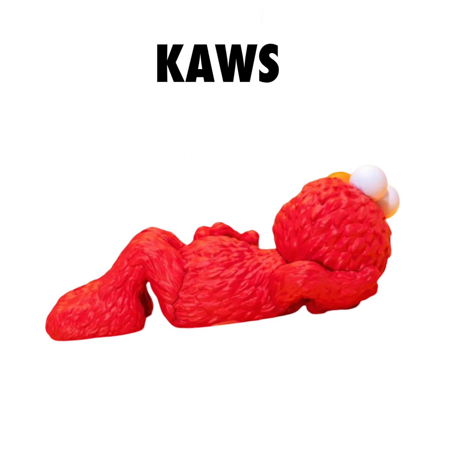 KAWS & Sesame Street Elmo Vinyl figure