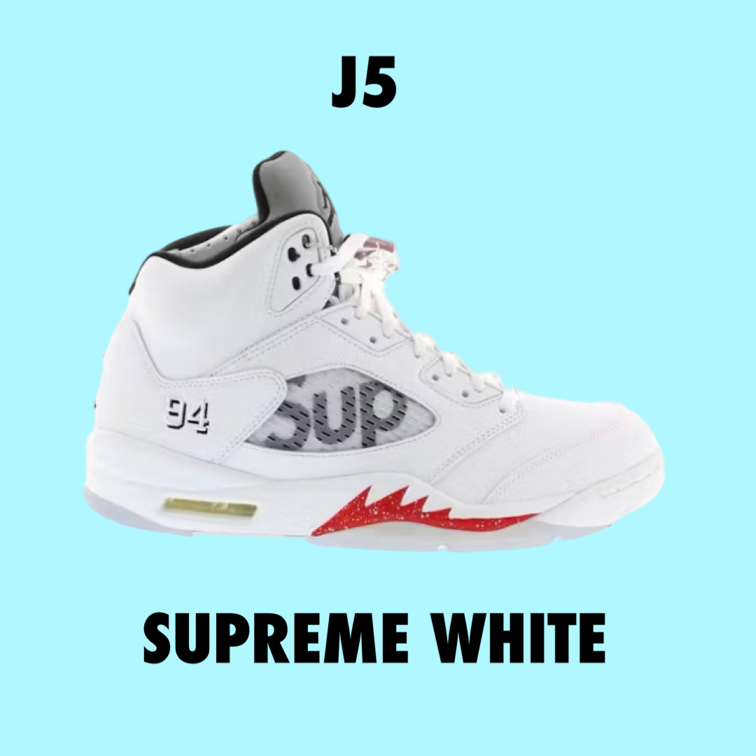 Jordan 5 Retro
Supreme White 2015