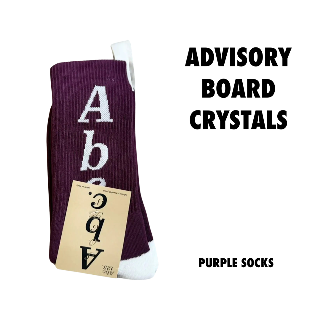 Advisory Board Crystals Purple Socks