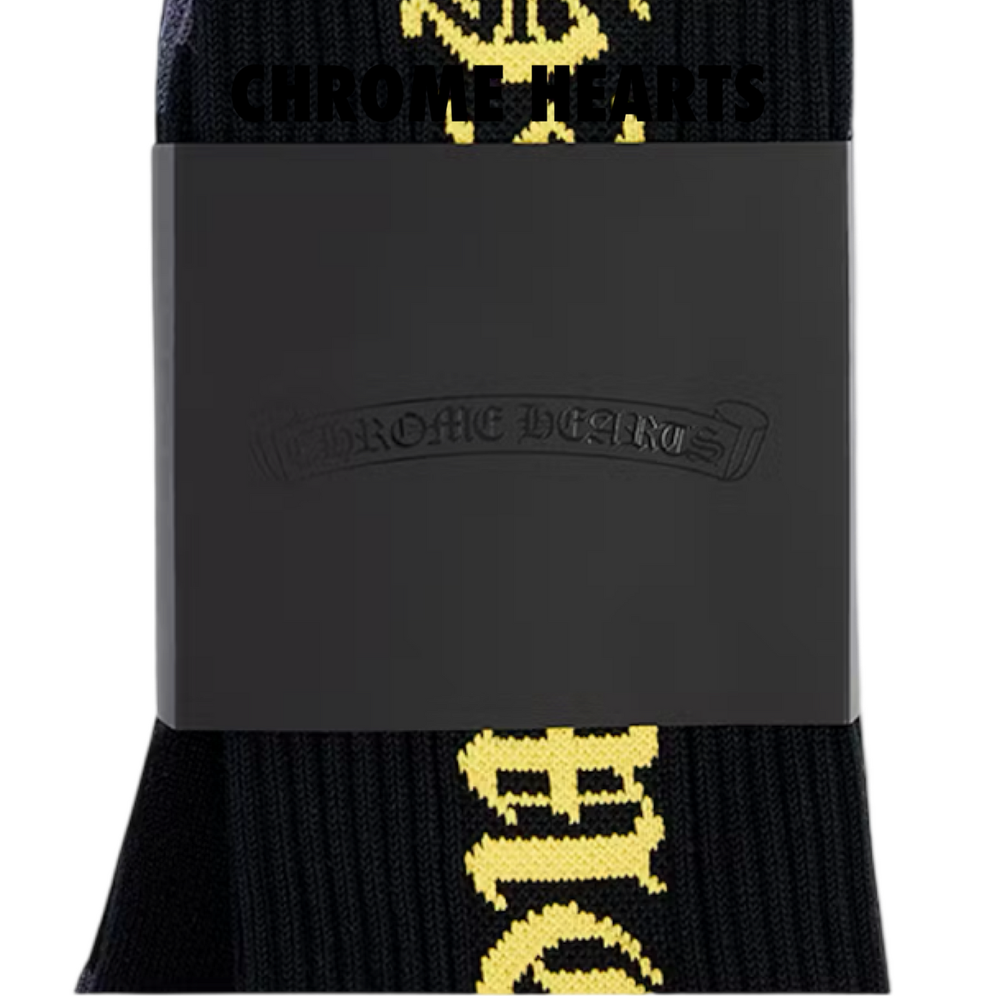 Chrome Hearts 3-Pack CH Socks multicolor black