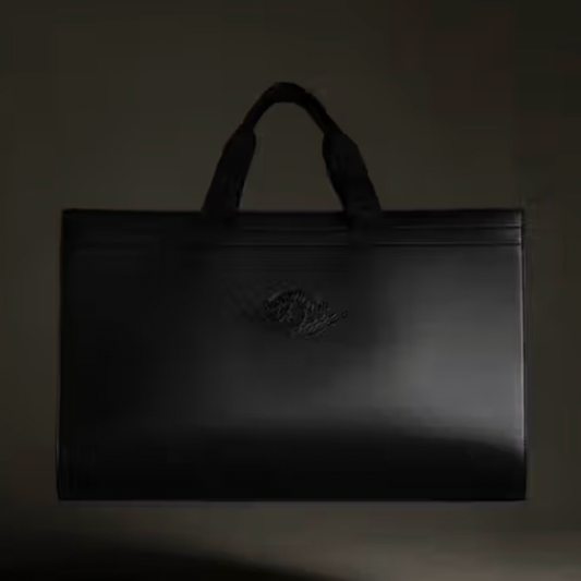 Nike Air Jordan Wings Made In Italy Unreleased Duffel Bag Leather Black