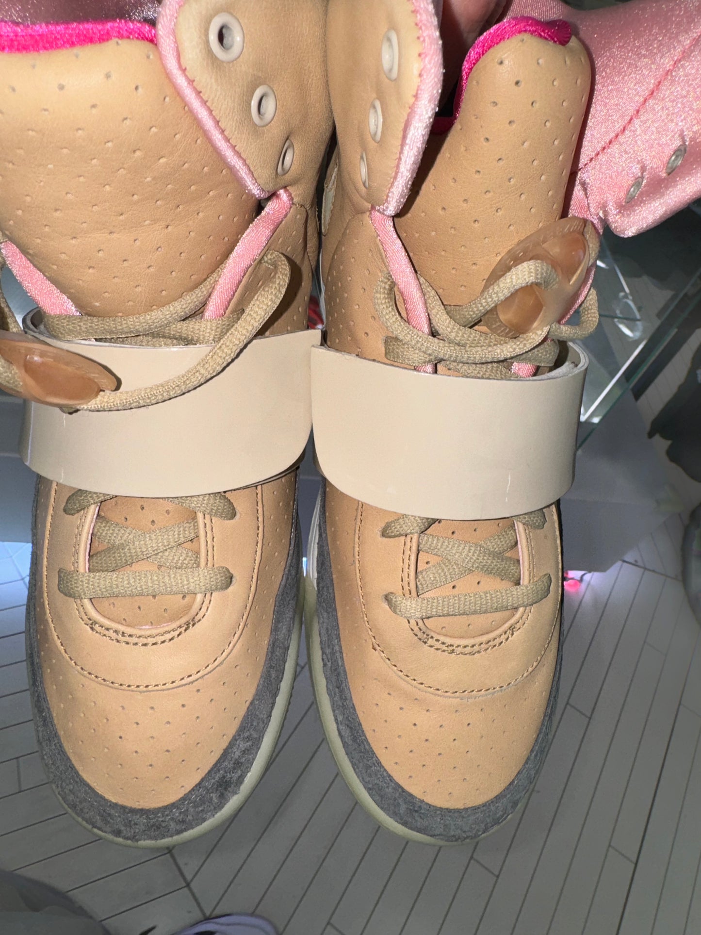 Nike Air Yeezy 1 Net Tan