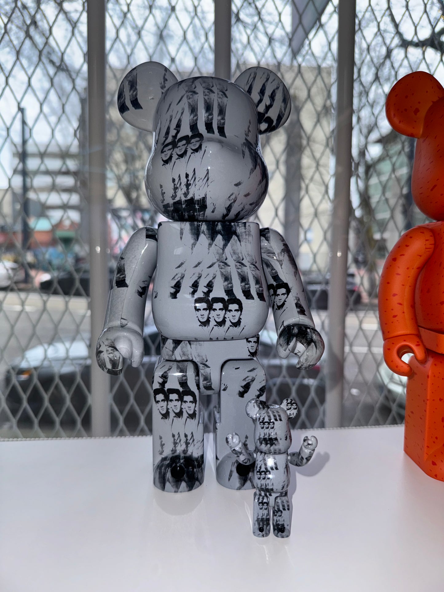 Bearbrick Andy Warhol Elvis 400% with %100