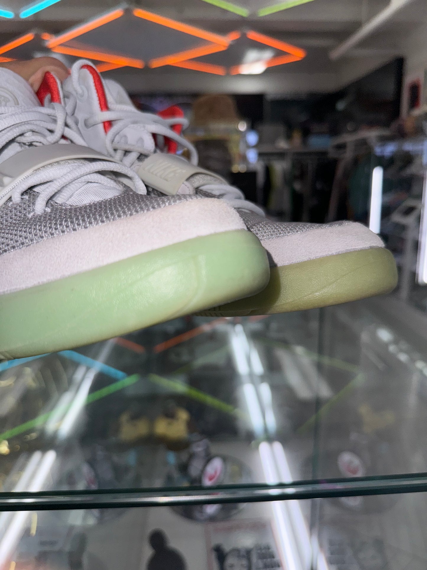 Nike Air Yeezy 2 NRG Pure Platinum 10 worn