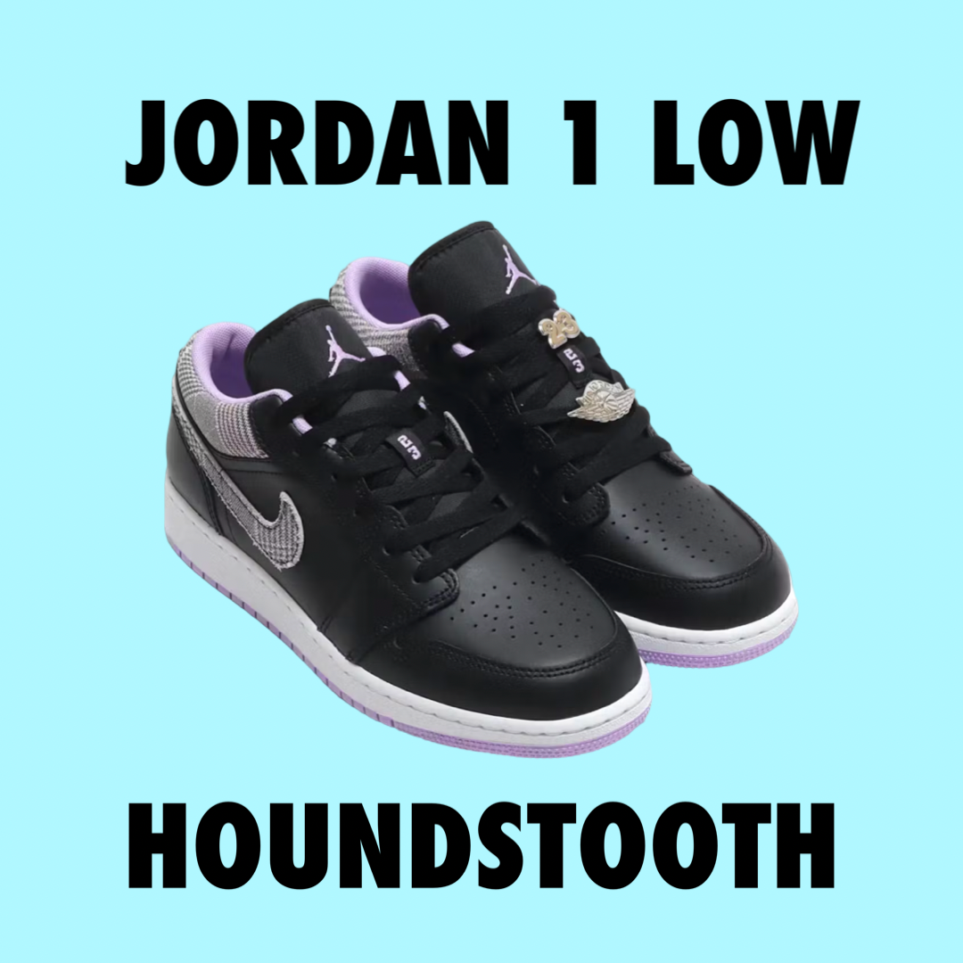 Air Jordan 1 Low Houndstooth (GS)