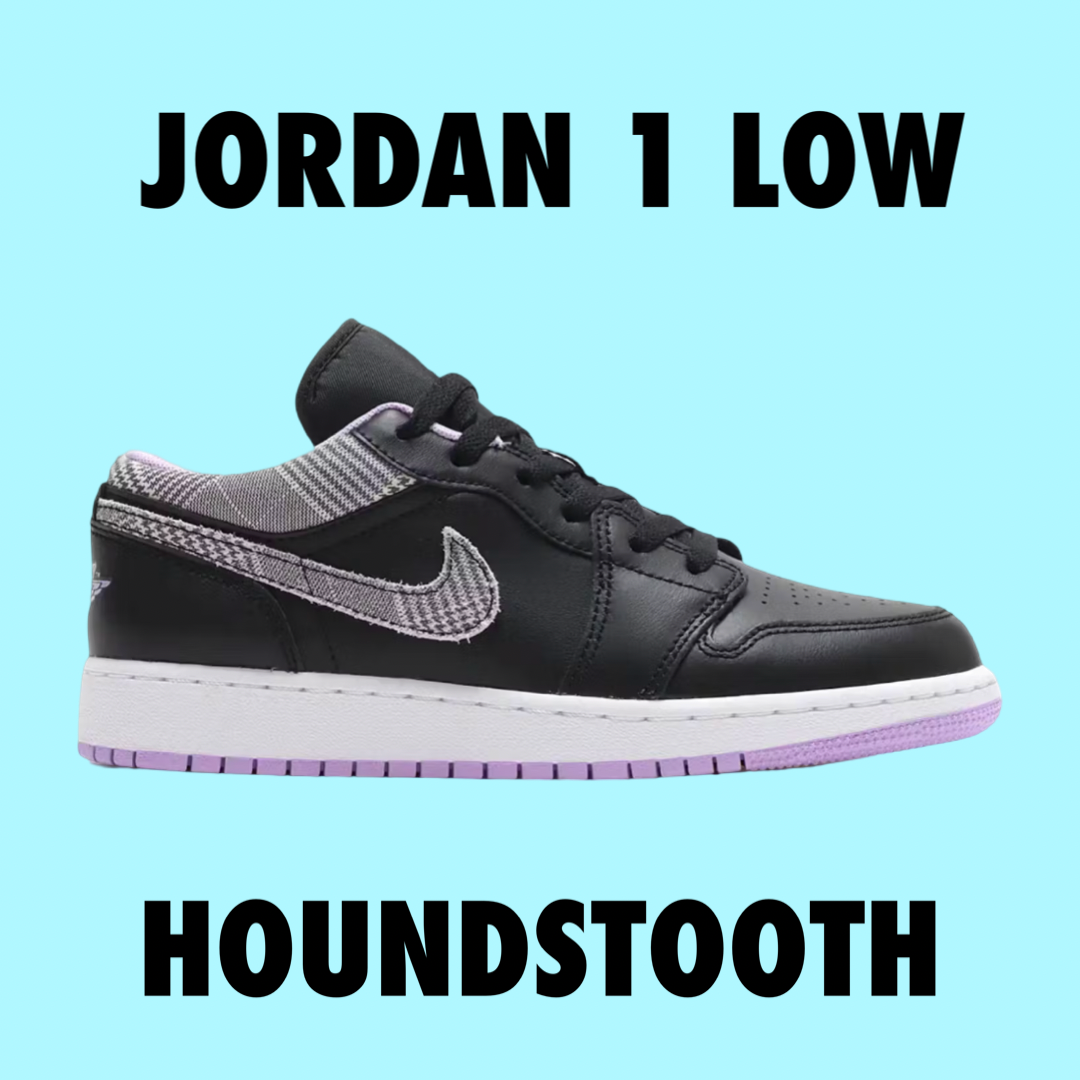 Air Jordan 1 Low Houndstooth (GS)