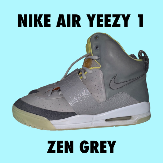 Nike Air Yeezy 1 Zen Grey 12 worn