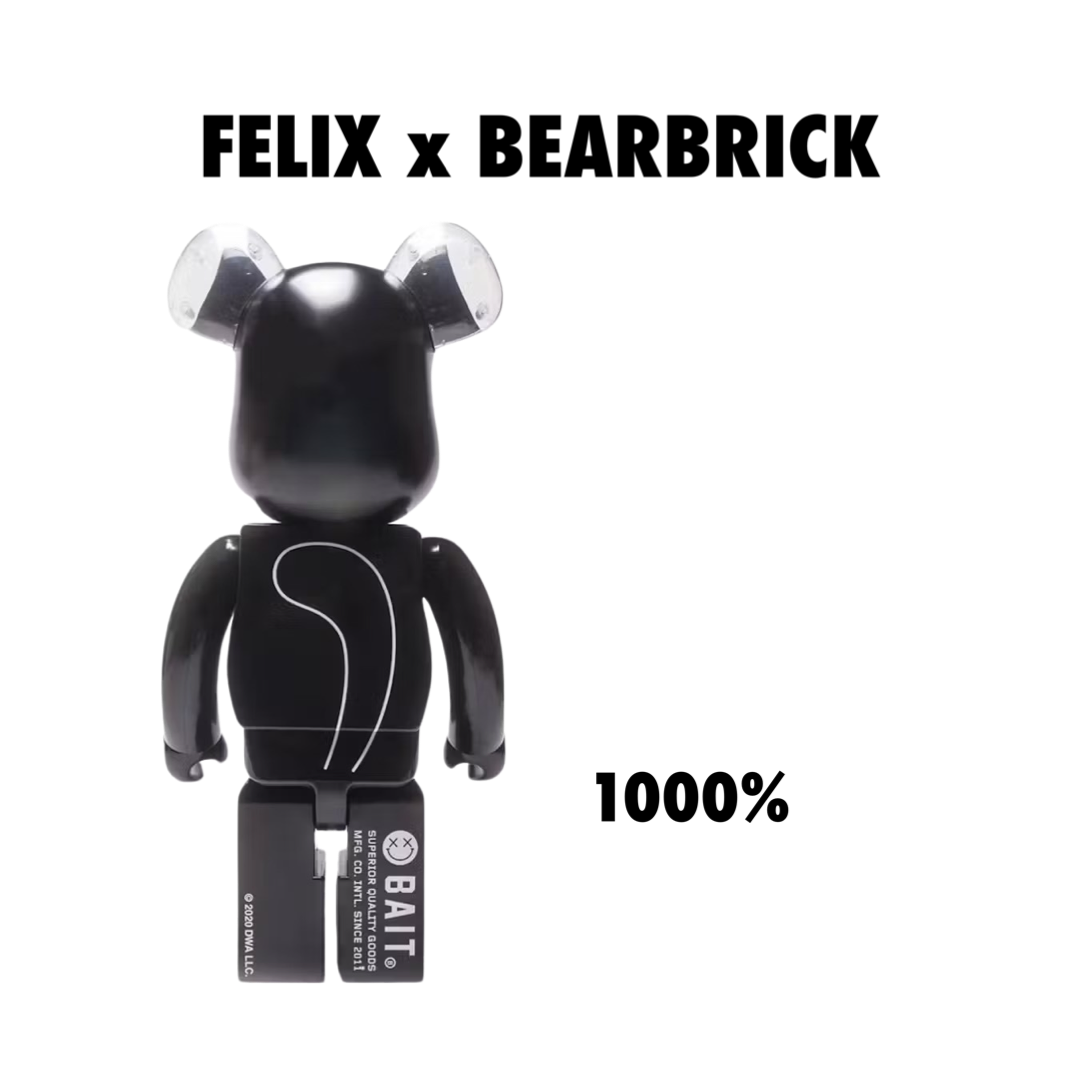 Bearbrick x Medicom x Felix the Cat 1000%