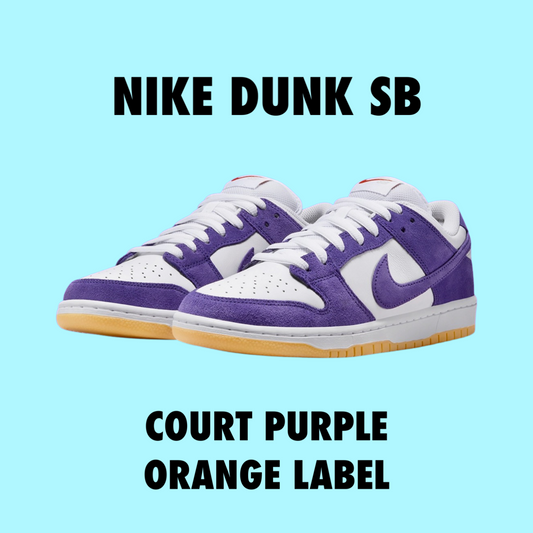 Nike Dunk SB Court Purple Orange Label