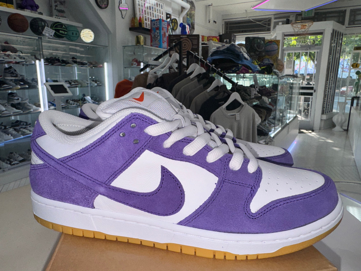 Nike Dunk SB Court Purple Orange Label