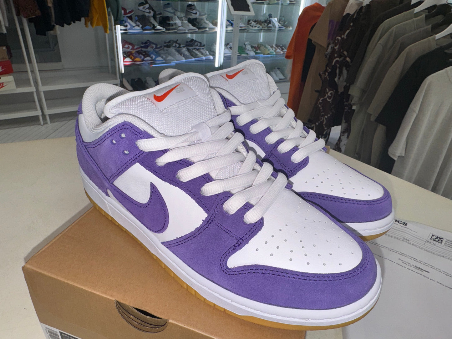 Nike Dunk SB Court Purple Orange Label