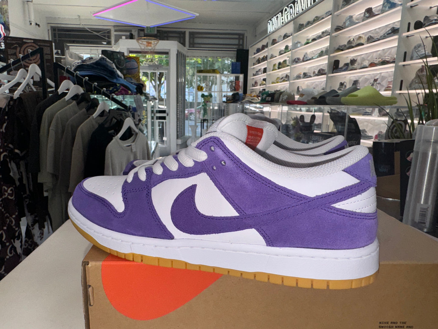 Nike Dunk SB Court Purple Orange Label