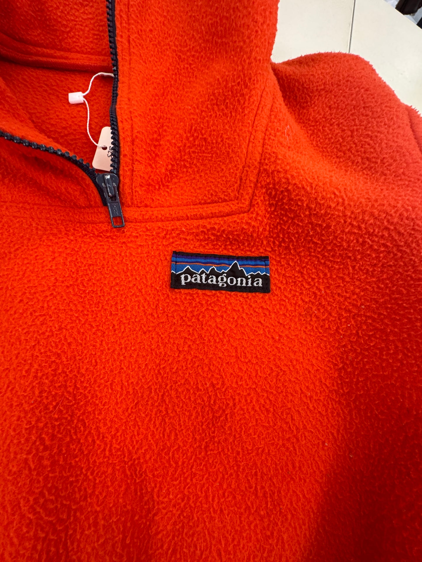 1/1 Patagonia Original
Deep Pile Pullover Fleece +
Chainstitch Back custom