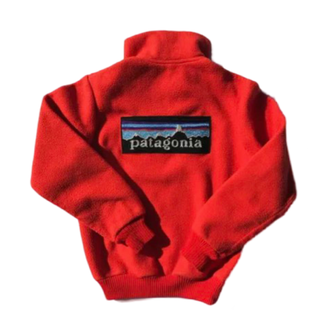 1/1 Patagonia Original
Deep Pile Pullover Fleece +
Chainstitch Back custom