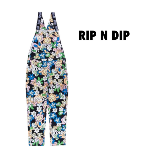 Ripndip Flower Child Overalls (Multi) Large