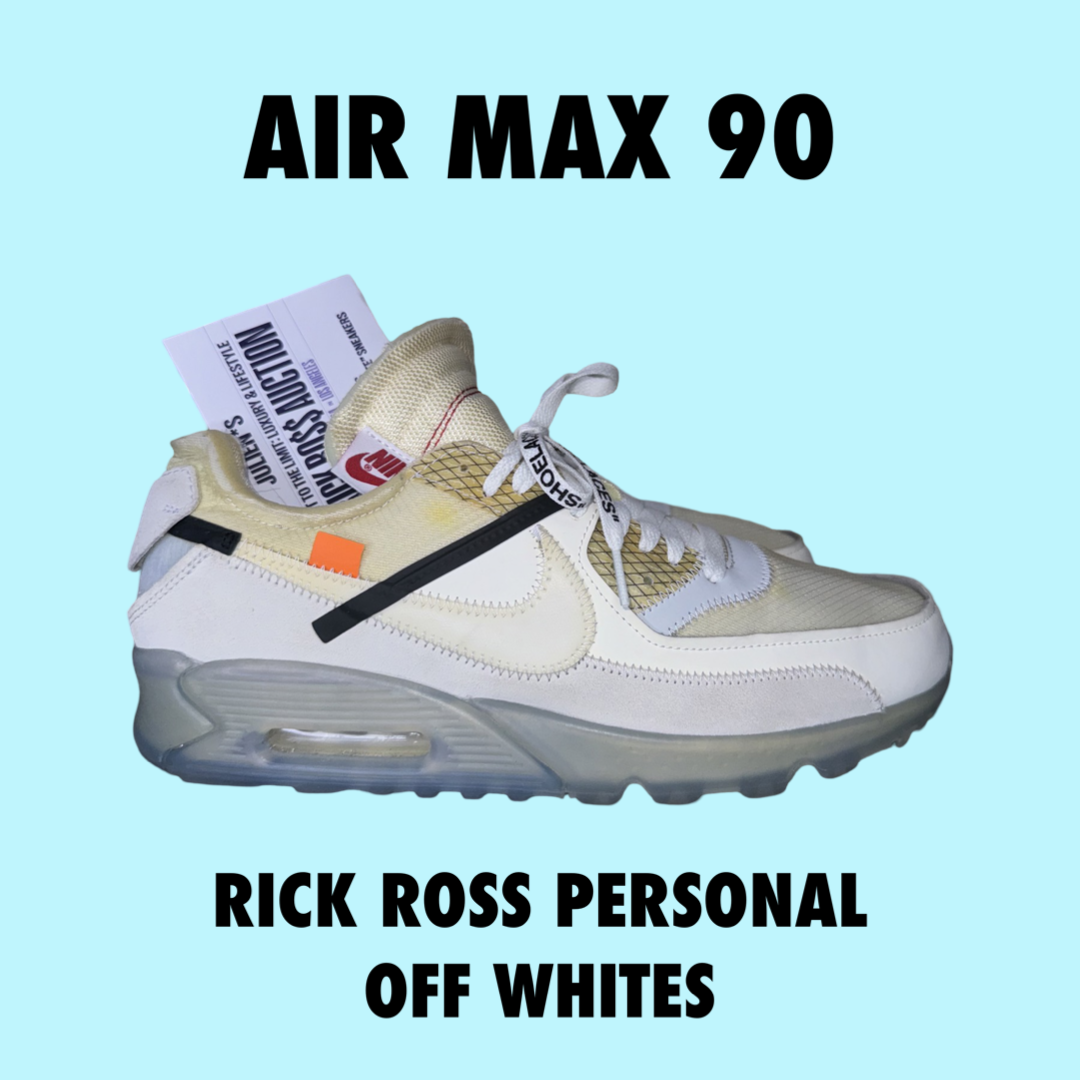 RICK ROSS | NIKE AIR MAX 90 Personal “OFF-WHITE" SNEAKERS