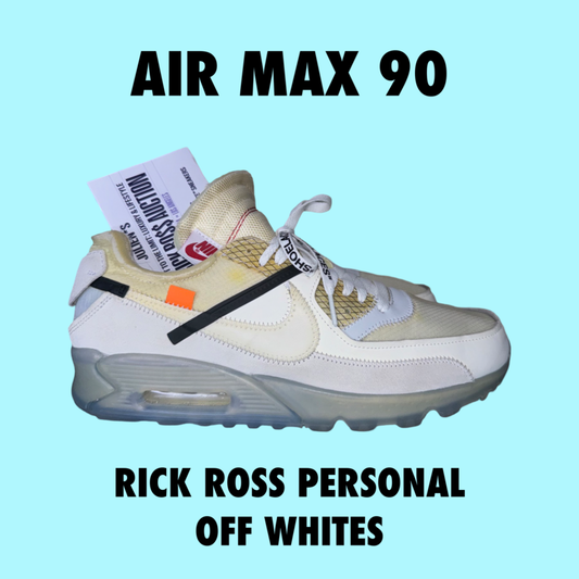 RICK ROSS | NIKE AIR MAX 90 Personal “OFF-WHITE" SNEAKERS