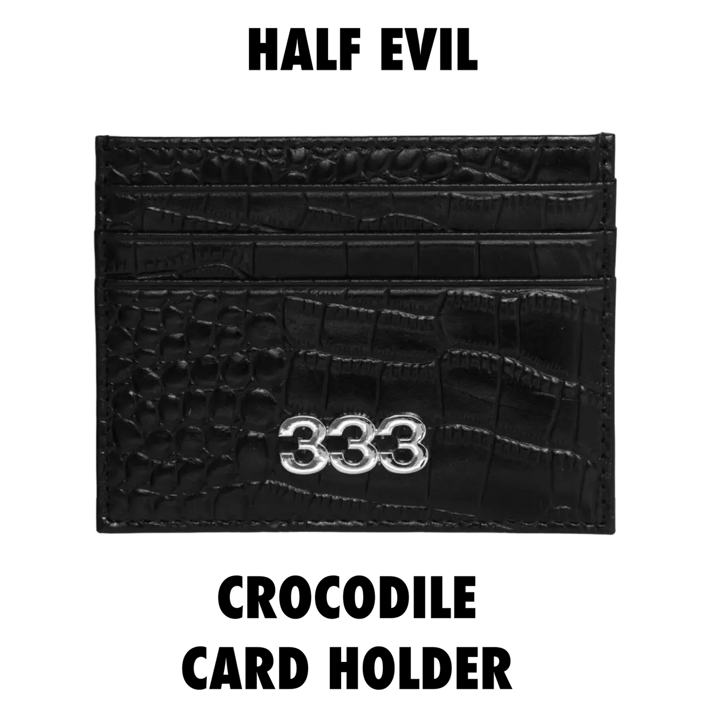 Half Evil Crocodile Card Holder