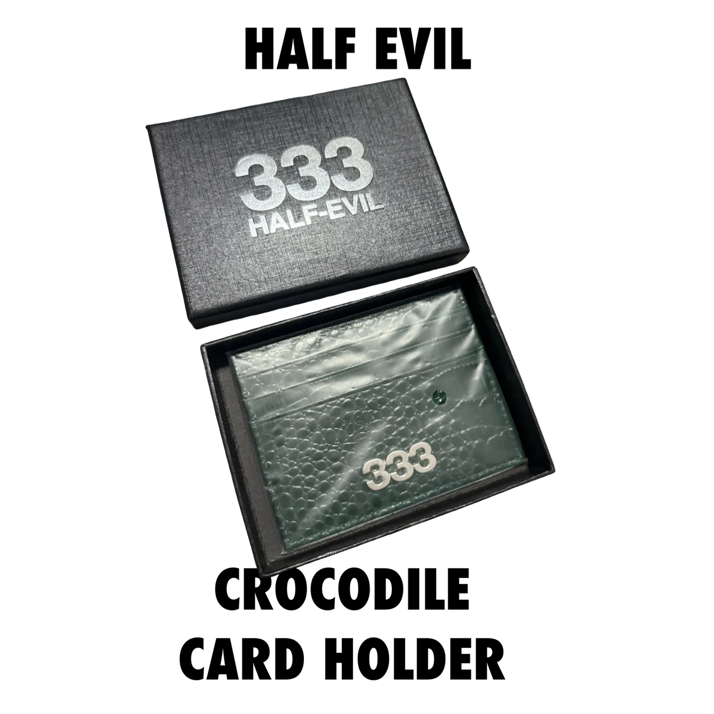 Half Evil Crocodile Card Holder
