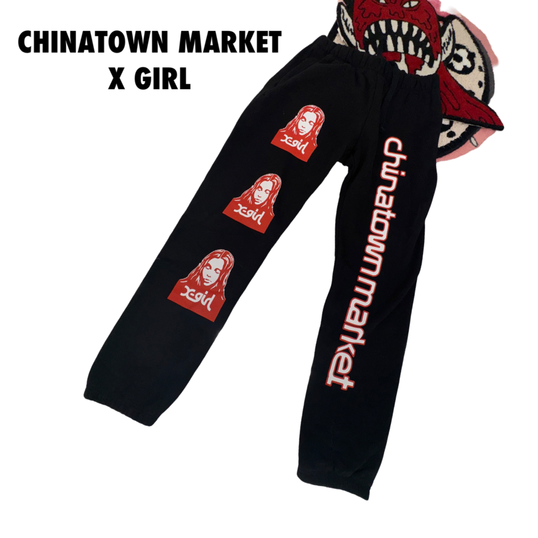 Market x X-Girl sweatpants 2021 New