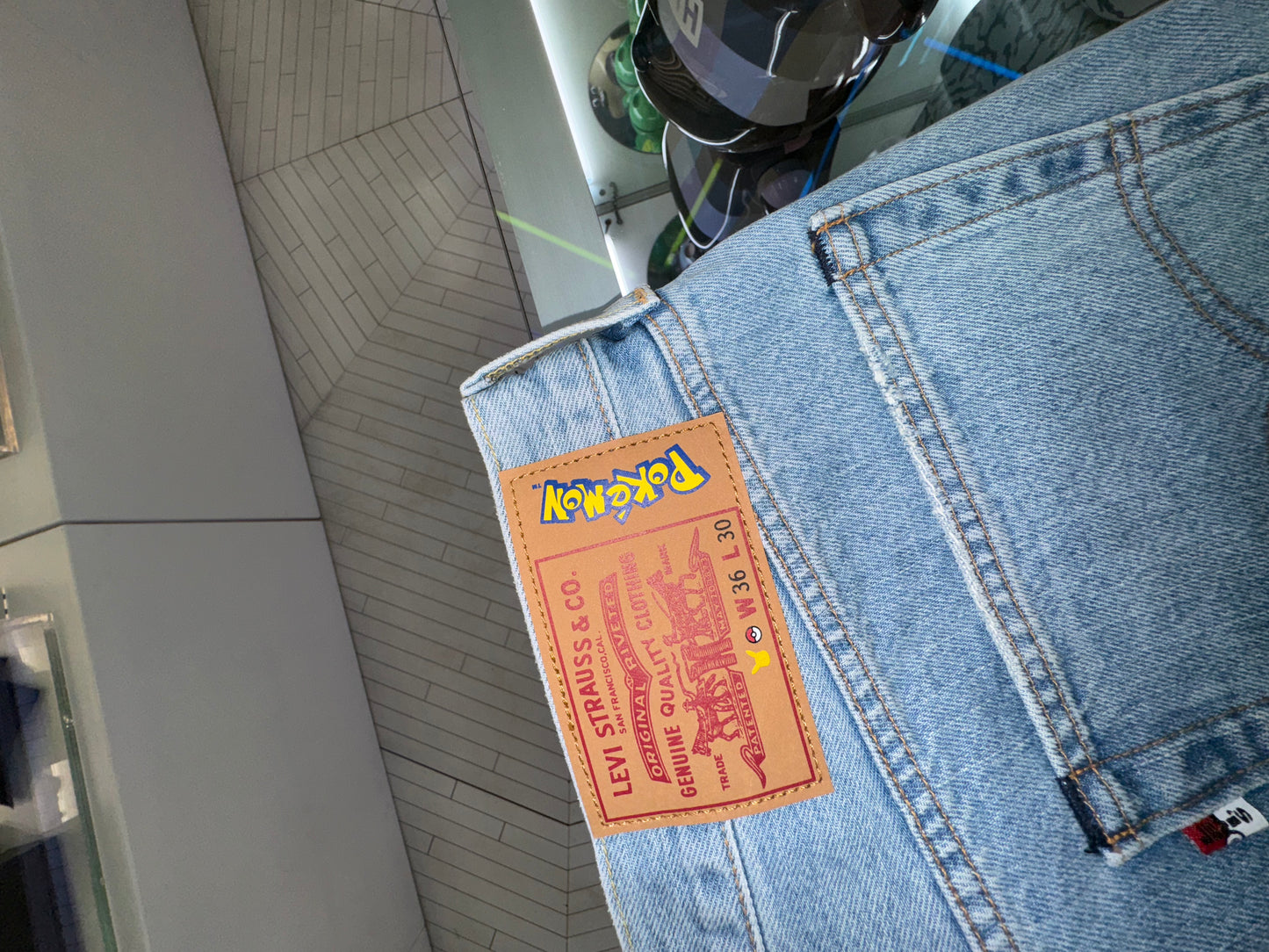 Levis x Pokémon 551Z Authentic Straight Jeans 36x30