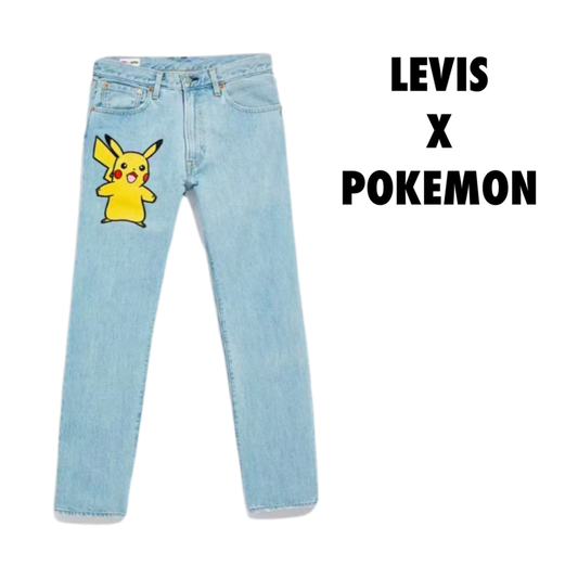 Levis x Pokémon 551Z Authentic Straight Jeans 36x30