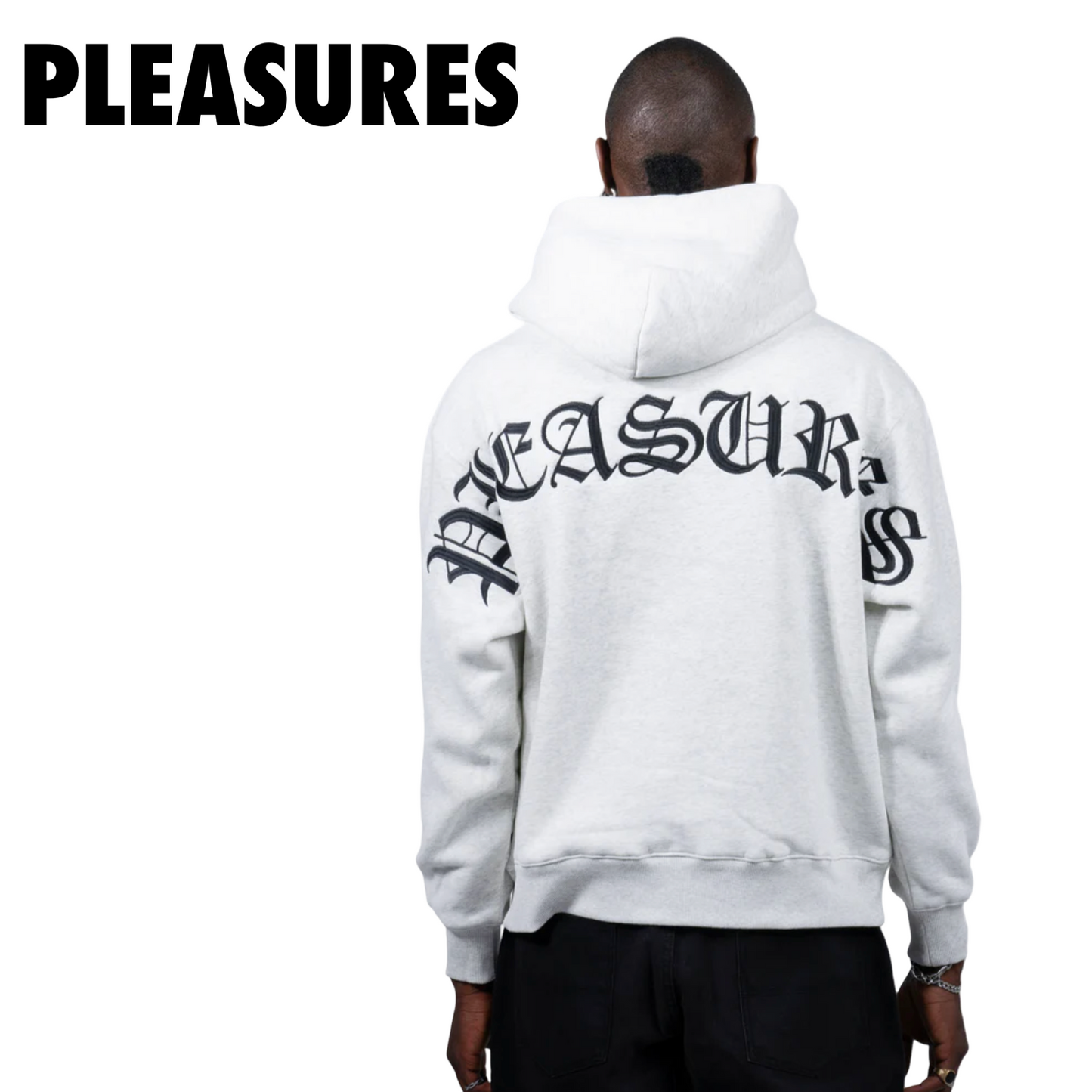 Pleasures NEURAL HOODIE Heather Grey