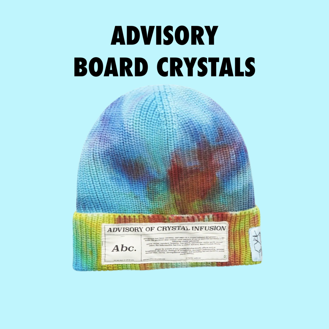 Advisory Board Crystals infused beanie Tie Dyed