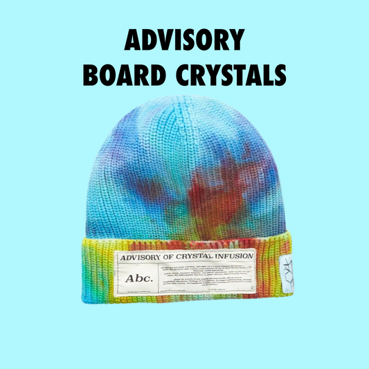 Advisory Board Crystals infused beanie Tie Dyed