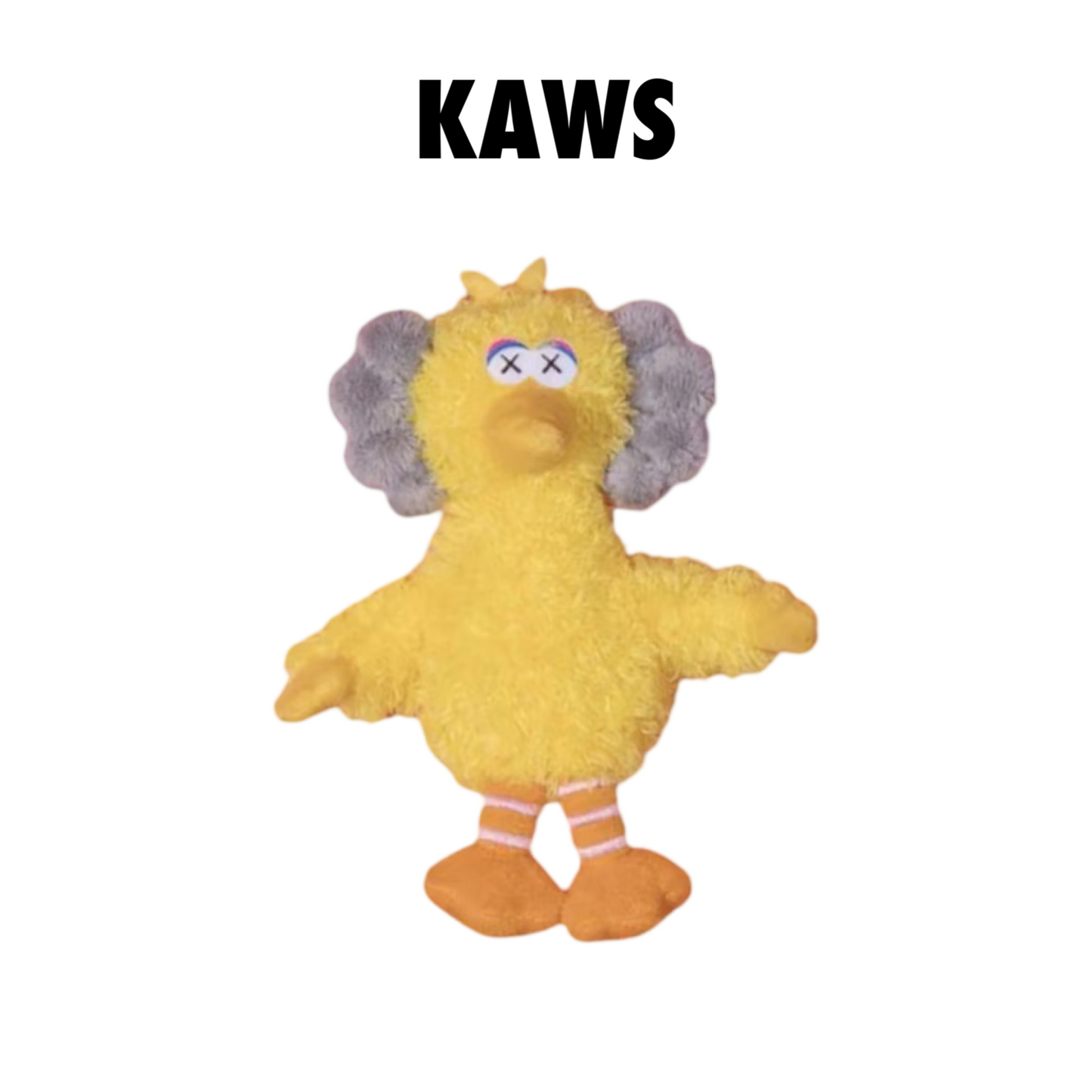 KAWS × Sesame Street Water Parade Plush Keychain