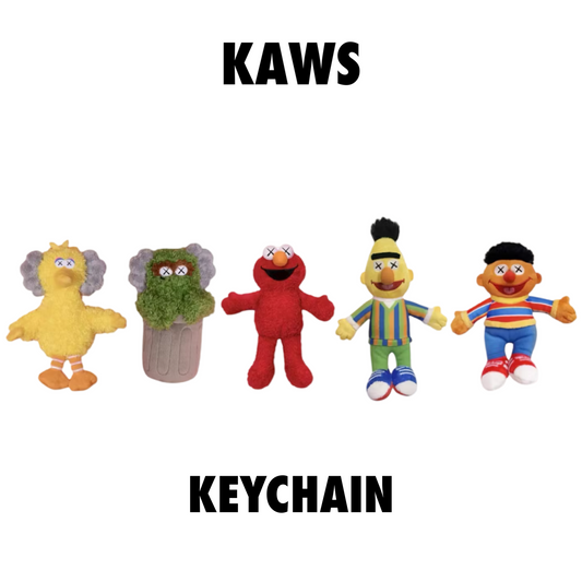 KAWS × Sesame Street Water Parade Plush Keychain