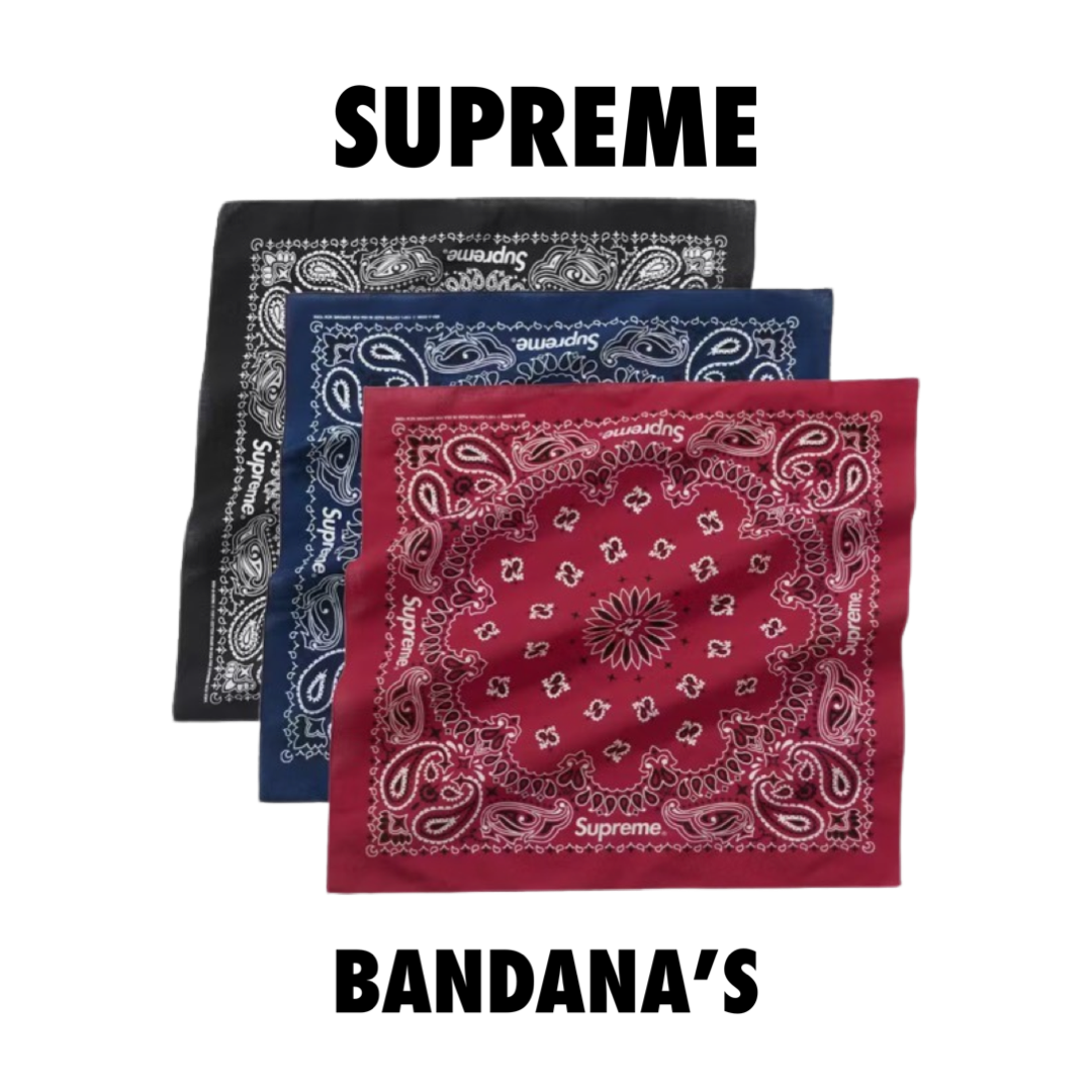 Supreme Hav-A-Hank Bandanas (3 Pack) – Drexlers