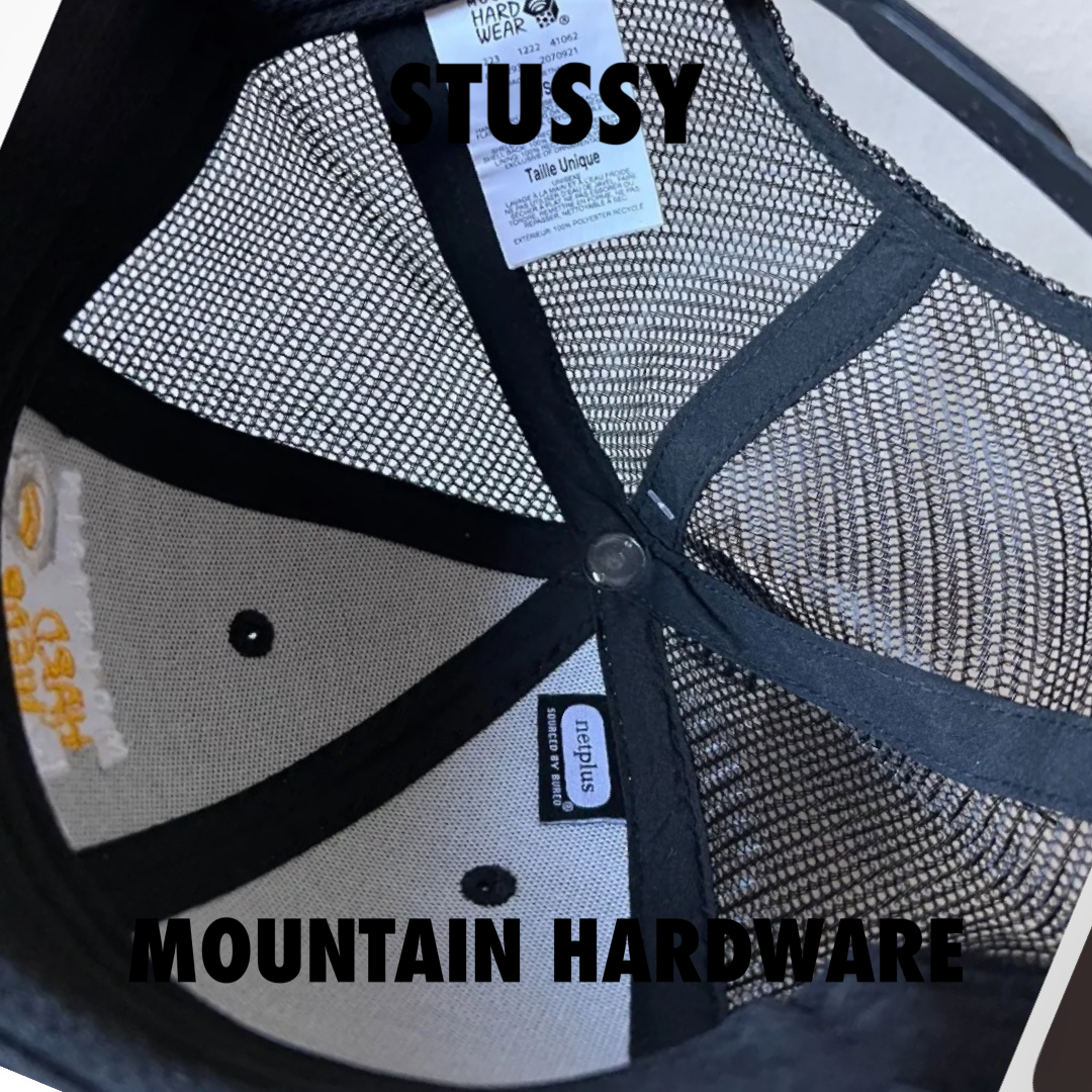 Stussy x Mountain Hardware Trucker Hat black